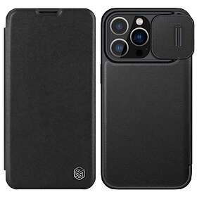 Iphone 14 Pro Plånboksfodral Qin Svart
