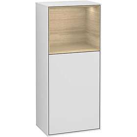 Villeroy & Boch Väggskåp Finion med 1 Dörr och Öppen Hylla Uppe 418 mm F500PCMT