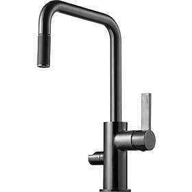 Tapwell ARM587 Kjøkkenbatteri (Brushed Black Chrome/Med)