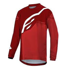 AlpineStars Tröja Youth Racer Factory Långärmad röd/vit x-large
