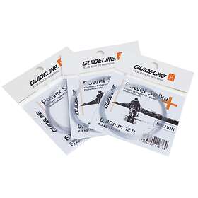 Guideline Power Strike 12ft Taperad Tafs 3-pack 5X 0.15mm
