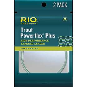 RIO PowerflexPlus Taperad Tafs 9ft 2 pack 5X 0.15mm