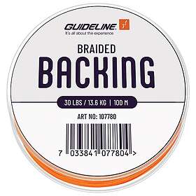 Guideline Braided Backing 30 lbs 100m Orange