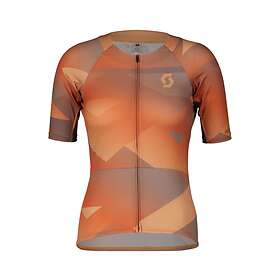 Scott Pyöräilypaita Dam RC Premium Climber SS rose beige/braze orange L