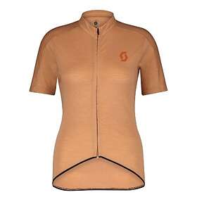 Scott Pyöräilypaita Dam Gravel Merino SS rose beige/braze orange XS