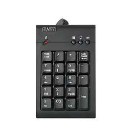 Sweex Portable USB Keypad with Retractable Cable KP003