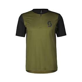 Scott Cycling Jersey Trail Vertic Zip SS fir green/black XXL