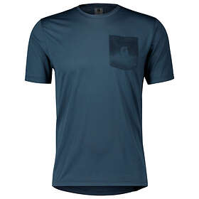 Scott Cykeltröja Tee Gravel 20 SS Metal Blue/Dark Blue METAL BLUE/DARK BLUE S