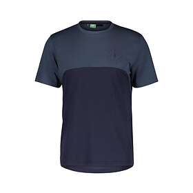 Scott Cykeltröja Trail Flow DRI SS Metal Blue/Dark Blue METAL BLUE/DARK BLUE XXL