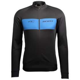 Scott Cycling Jersey Herr Rcwarm L/S Black/Storm Blue Black/Blå S