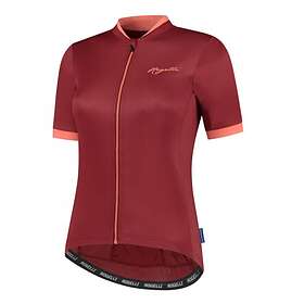Rogelli Sykkeltrøye Essential Jersey SS Dam Bordeaux/Coral S