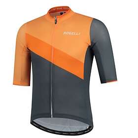 Rogelli Sykkeltrøye Kai Jersey SS Grey/Orange XXXL