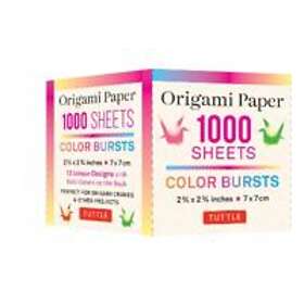 Origami Paper Color Bursts 1.000 Sheets 2 3/4 in 7 Cm