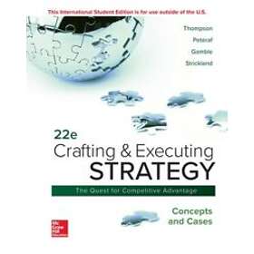ISE Crafting & Executing Strategy: Concepts and Cases