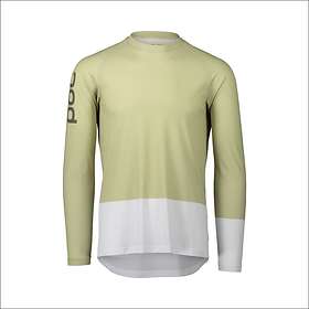 POC Maillot de cyclisme MTB Pure Ls Jersey Prehnite Green/Hydrogen White XL