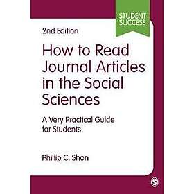 How to Read Journal Articles in the Social Sciences