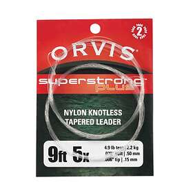 Orvis Super Strong Plus Knotless 0.20mm Klar knutesterk fortom 3x