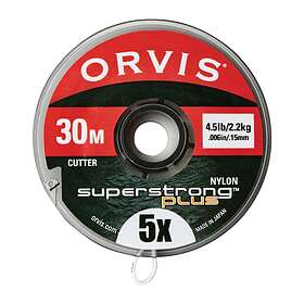 Orvis Super Strong Plus Tippet 0,18mm/4x Krystallklart, slitesterkt og knutesterk