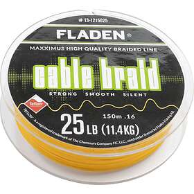 Maxximus Cable Braid Yellow 150m 0,20 mm En ekstremt myk og sterk line!
