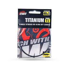 CWC Titanium No-Kink Leader Material, 10ft 40lb