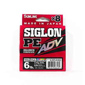 Sunline Siglon PE ADV (x8) 150m Multi Color 2.73kg/6LB 0.121mm