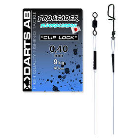 Darts Tafs Cliplock Fluorocarbon 40cm 9kg