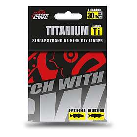 CWC Titanium No-Kink Leader Material, 10ft 20lb