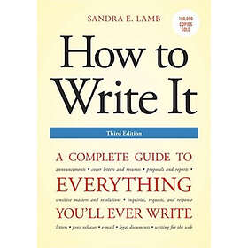 Sandra E Lamb: How to Write it