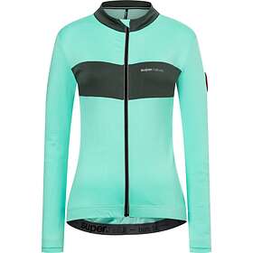 super.natural Women's Grava Long Sleeve Jersey (2022) L, Ice Green/Urban Chic