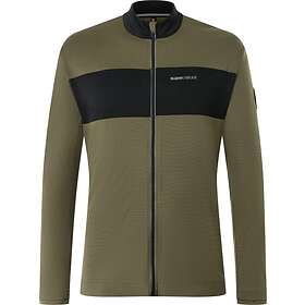 super.natural Men's Gravier Long Sleeve Jersey M, Olive Night/Jet Black