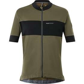 super.natural Men's Gravier Jersey S, Olive Night/Jet Black