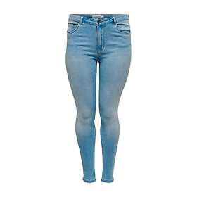 Only Carmakoma Jeans carAugusta HW Skinny Blå W48/L32