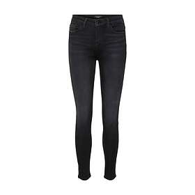 Vero Moda Jeans vmPeach MR Skinn7 Ank Cut RI1100 Svart 34