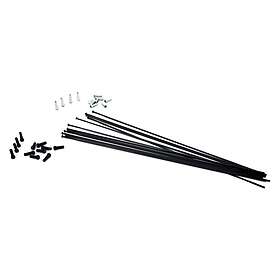 Mavic Spokes Crossmax Elite/xa Elite 29 Front 12 Units Svart 297 mm