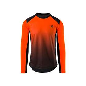 AGU Långärmad MTB Jersey Svart/Orange Medium Small X-Large