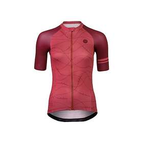 AGU Velo Wave Kortärmad Jersey Röd/Rosa X-Small