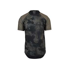 AGU Kortärmad MTB Jersey Army Grön Medium Small