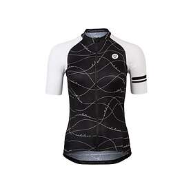 AGU Velo Wave Kortärmad Jersey Svart Medium Large Small X-Large