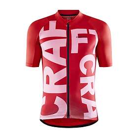 Craft Adv Endur Grafisk Cycling Jersey Röd Medium Large