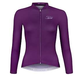 Force Pure Långärmad Cykeltröja till kvinnor Lila Medium X-Small Large