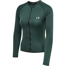 Newline Core Långärmad Maillot de cyclisme för Dam Moss Grön Medium Large Small