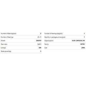 Mikado Intro Fd Spinning Reel Svart 4000