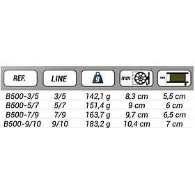 Baetis B500 Flyfishing Reel Svart Line 7 / 9