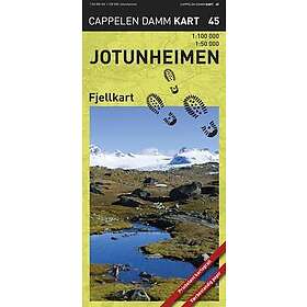 Jotunheimen; fjellkart