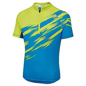 Altura Unisex barn Airstream kortärmad JERSEY-BLUE/LIME-11-12 2021 kläder, blå/lime, 11-12 år