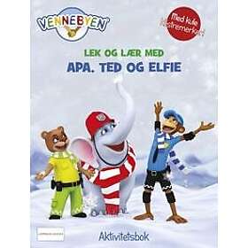 Vennebyen. Lek og lær med Apa, Ted og Elfie. Aktivitetsbok med klistremerker