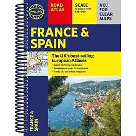 Philip's France and Spain Road Atlas