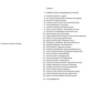 András Szánto. The Future of the Museum