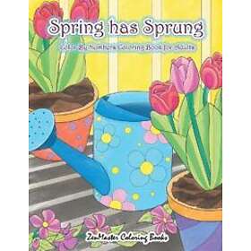 Adult Color By Numbers Coloring Book of Spring