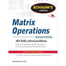 Schaum's Outline of Matrix Operations